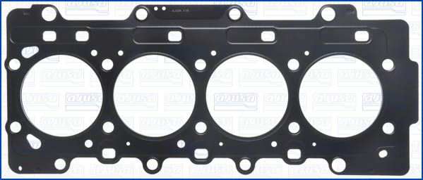 AJUSA Zylinderkopfdichtung 815619 Mehrschichtiger Metalleinsatz. Nur mit dem 81040300
Durchmesser [mm]: 98,5, Kerben-/Lochanzahl: 2, Dicke/Stärke [mm]: 1,52, Kolbenüberstand ab [mm]: 0,710, Kolbenüberstand bis [mm]: 0,810