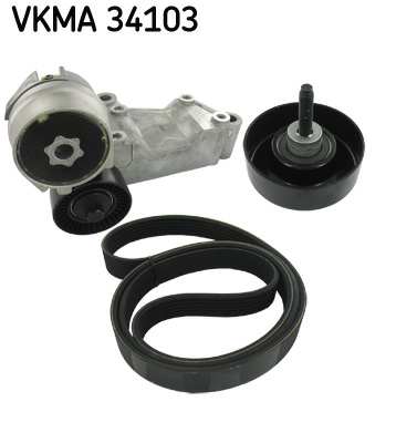 SKF Keilrippenriemensatz 779829 Spannrollensatz
Länge [mm]: 1414, Breite [mm]: 21,36, Riemenmaterial: EPDM (Ethylen-Propylen-Dien-Kautschuk), Rippenanzahl: 6 1.