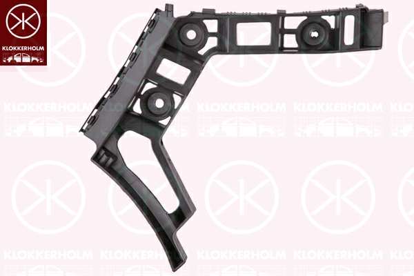 KLOKKERHOLM Halter, Stoßfänger 748594 Einbauseite: hinten links, Material: Kunststoff