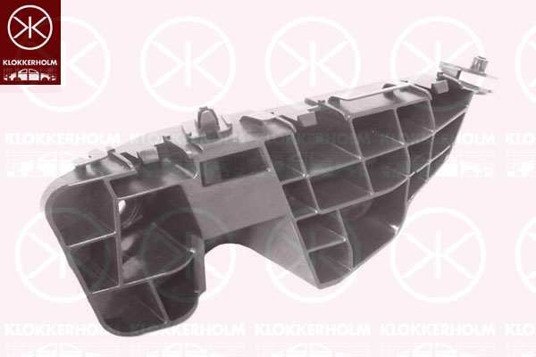 KLOKKERHOLM Halter, Stoßfänger 744747 Einbauseite: vorne links, Material: Kunststoff