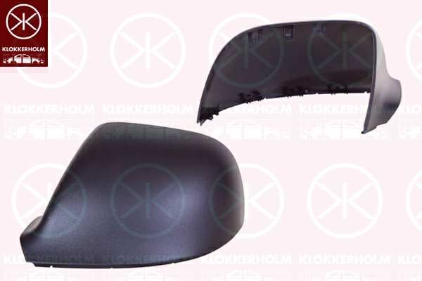 KLOKKERHOLM Gehäuse, Außenspiegel 813283 linke
Einbauseite: links, Farbe: schwarz