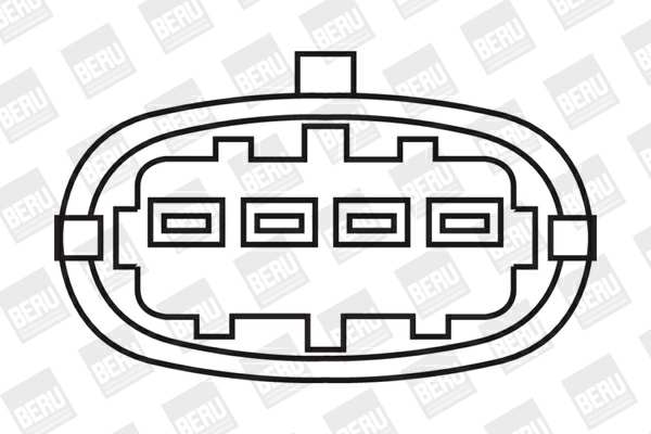 BERU Zündspule 877718 Anschlusstechnik: Spark Spring, Zündspule: Anschlussausführung SAE, inkl. Zündkerzenstecker, Anschlussanzahl: 1, Spannung [V]: 12, Anzahl der Steckkontakte: 4 1.