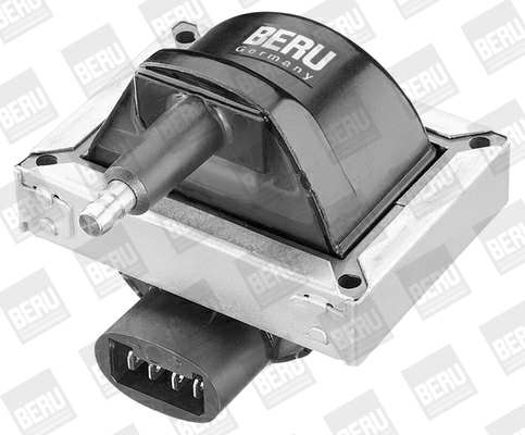 BERU Zündspule 877651 Zündspule: Anschlussausführung SAE, Anschlussanzahl: 1, Spannung [V]: 12, Anzahl der Steckkontakte: 4, Fahrzeugausstattung: für Fahrzeuge mit Zündverteiler 1.