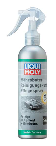 LIQUI-MOLY Reinigungsset für Mähroboter 11551687 Spray, 300 ml, Für die kratz- und streifenfreie Reinigung von Mährobotern. Bei regelmäßiger Anwendung schützt es Kunststoffe vor UV-Strahlung und verhindert das spröde Werden und Ausbleichen des Materials.
Gebindeart: Pumpsprühflasche, Inhalt [ml]: 300
Kann aus Gründen der Qualitätssicherung nicht zurückgenommen werden!