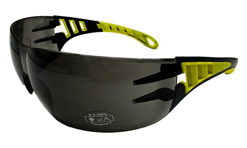 ABRABORO Schutzbrille 11581031 Sonnenschutzbrille, Profi, mechanische Schutzklasse: F, optische Güteklasse: 1