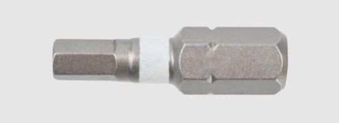 ABRABORO Bitspitze 11580587 Inbus-Schraubendreherspitze (Bit)‚ 1/4 C 6‚ mit 3 Backen‚ 2 Stück‚ nach DIN 3126 für Maschinenschrauber und handgeführte Werkzeuge‚ H5x25 mm