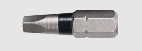 ABRABORO Bitspitze 11580631 SQ (Vierkant) Schraubendreherspitze (Bit) kurz (25 mm)‚ 1/4 C 6‚ mit 3 Backen‚ 2 Stück‚ nach DIN 3126 für Maschinenschrauber und handgeführte Werkzeuge‚ SQ 3x25 mm