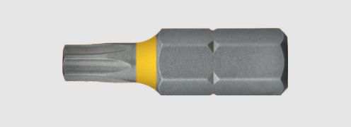 ABRABORO Bitspitze 11580660 Torx-Schraubendreherbit (Bit) 1/4 E 6, mit 3 Stecknüssen, 2 Stück, nach DIN 3126 für Maschinenschrauber und handgeführte Werkzeuge, TX 30x25 mm