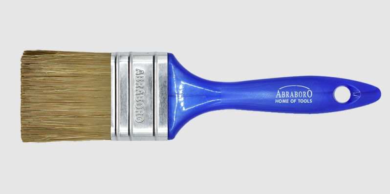 ABRABORO Pinsel 11580976 Flachpinsel blau Profi 100 mm