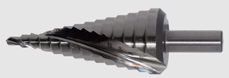 ABRABORO Stufenbohrer 11580327 Stufenbohrer HSS-G aus Hochleistungs-Schnellarbeitsstahl‚ 4‚0-20‚0 mm