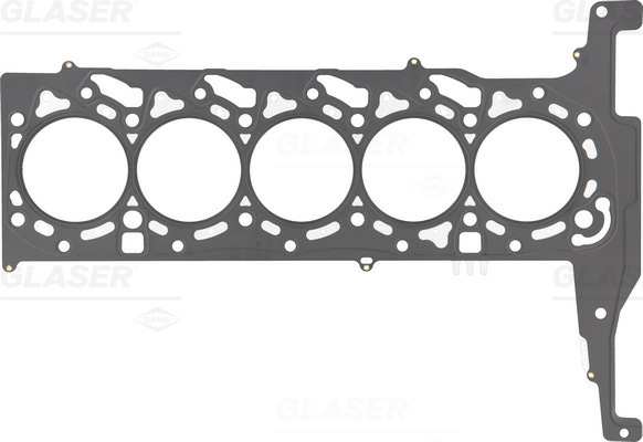 GLASER Zylinderkopfdichtung 467809 Dichtungsbauart: Metall-Lagen-Dichtung, Dicke/Stärke [mm]: 1,2, Durchmesser [mm]: 91, Zähnezahl: 3