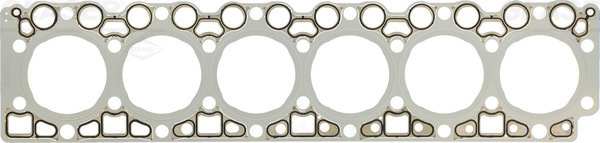 GLASER Zylinderkopfdichtung 467888 Dichtungsbauart: Metall-Elastomer-Dichtung, Dicke/Stärke [mm]: 1,25, Durchmesser [mm]: 109,5, Lochanzahl: 2