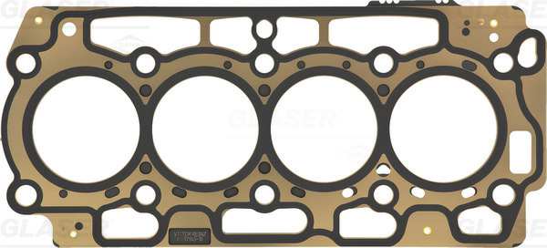 GLASER Zylinderkopfdichtung 467893 Dichtungsbauart: Metall-Lagen-Dichtung, Dicke/Stärke [mm]: 1,3, Durchmesser [mm]: 74,7, Kerben-/Lochanzahl: 5