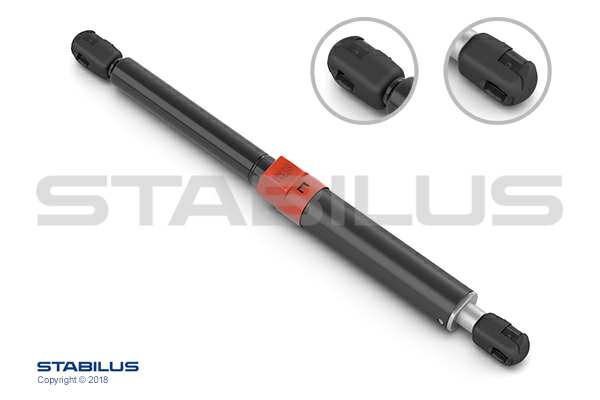 STABILUS Gasfeder 156284 Länge [mm]: 573, Hub [mm]: 200