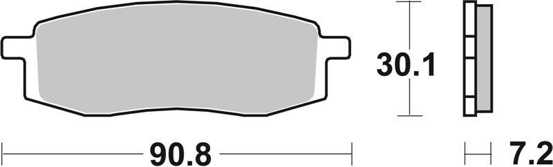 BREMBO Brake pad for motorcycle 674440 SD, SINTERED, OFF Road, front/rear, set, for a brake disc!
Thickness [mm]: 7,2, Height [mm]: 30,1, Colour: copper