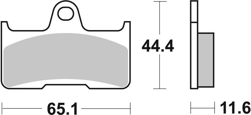 BREMBO Brake pad for motorcycle 674799 SD, SINTERED, OFF Road, front/rear, set, for a brake disc!
Thickness [mm]: 11,6, Height [mm]: 44,4, Colour: copper