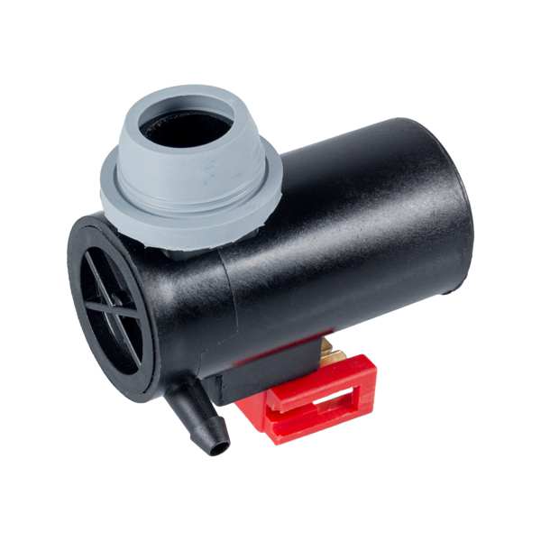 SWAG/FEBI Waschwasserpumpe, Scheibenrein 11095695 Pumpenart: Monopumpe, Spannung [V]: 12, Anschlussanzahl: 2, Einbauposition: vorne, Ergänzungsartikel/Ergänzende Info 2: mit Dichtring 1.