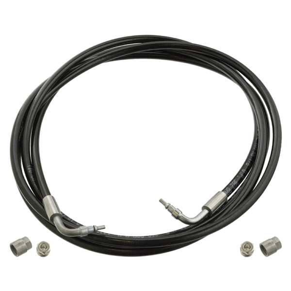 SWAG/FEBI Rohrleitung für Fahrerhauskipper-Pumpe 11032559 Druck [bar]: 362, Länge [mm]: 2773, Innendurchmesser [mm]: 3,2, Außendurchmesser [mm]: 8,5, Innengewindemaß: M12 x 1,5, Außengewindemaß: M12 x 1, Service Information beachten: