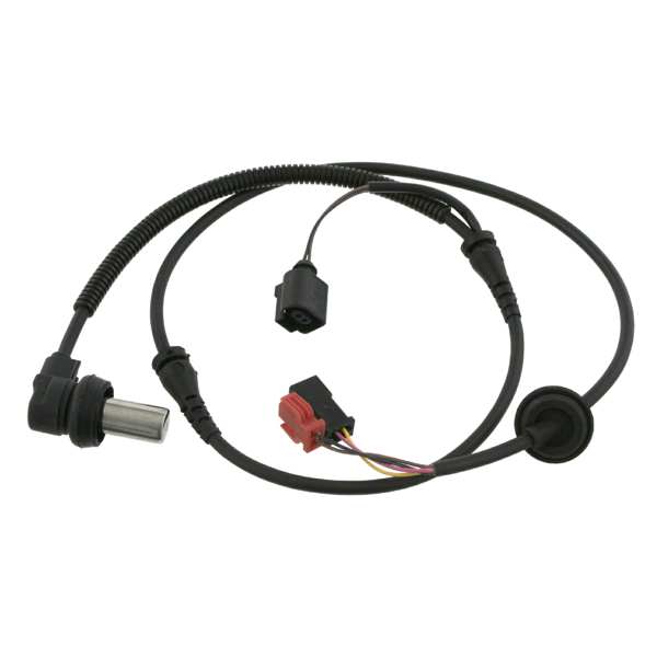 SWAG/FEBI Raddrehzahlsensor 185358 benötigte Stückzahl: 2 
Anschlussanzahl: 2, Einbauposition: Vorderachse links, Vorderachse rechts, Kabellänge [mm]: 1080, 800