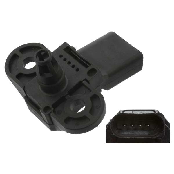 SWAG/FEBI Saugrohrdrucksensor 879592 Anschlussanzahl: 4