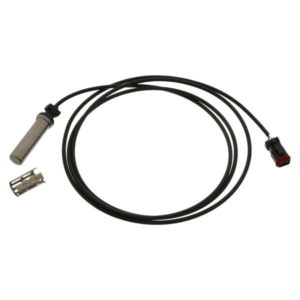 SWAG/FEBI Raddrehzahlsensor 879574 Anschlussanzahl: 2, Widerstand [Ohm]: 1250, Einbauposition: Hinterachse links, Kabellänge [mm]: 1950, Ergänzungsartikel/Ergänzende Info: mit Buchse 1.