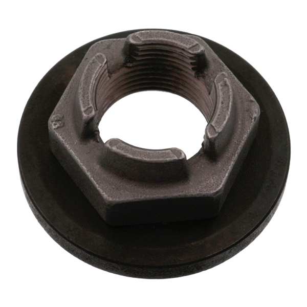 SWAG/FEBI Stumpfmutter 10541226 Innengewinde [mm]: M20 x 1,5, Einbauseite: Hinterachse 
Höhe [mm]: 21, Außendurchmesser [mm]: 45, Innengewindemaß: M20 x 1,5, Schlüsselweite: 30, Schraubenkopf-/Mutternprofil: Außensechskant, Material: Stahl, Oberfläche: Zink-Nickel-beschichtet, Einbauposition: Hinterachse