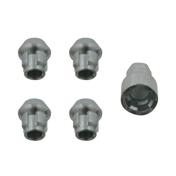 SWAG/FEBI Radschraube 879866 Dicke/Stärke [mm]: 19, Außendurchmesser [mm]: 23,7, Innengewindemaß: M12 x 1,25, Güte/Klasse: 8, Schlüsselweite: 17, 19, Radbefestigung: Kegelbund F, Material: Stahl, Oberfläche: verchromt, Einbauposition: Vorderachse, Hinterachse, abschließbar: abschließbar, Service Information beachten: