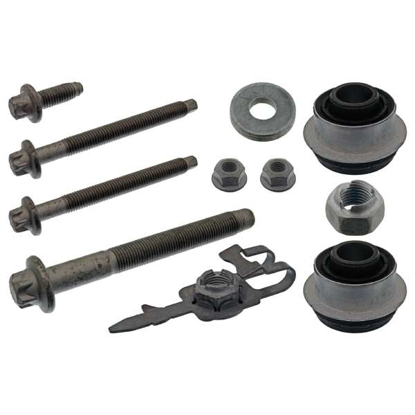SWAG/FEBI Reparatursatz, Lenker 10542637 Länge [mm]: 38, Innendurchmesser [mm]: 19,8, Außendurchmesser [mm]: 60, 46, Einbauposition: Vorderachse links, vorne, Vorderachse rechts, Ergänzungsartikel/Ergänzende Info: mit Muttern, Ergänzungsartikel/Ergänzende Info 2: mit Schrauben