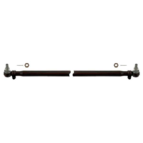 SWAG/FEBI Axialgelenk 10402076 Länge [mm]: 1585, Außendurchmesser [mm]: 50,0, Innengewinde [mm]: M30 x 1,5 LHT, M30 x 1,5 RHT, Außengewinde [mm]: M20 x 1,5, Konusmaß [mm]: 26, Einbauseite: Vorderachse, Rohr-O [mm]: 50 Allgemeine Information: mit Kronenmuttern und Splinten
Länge [mm]: 1585, Außendurchmesser [mm]: 50, Innengewindemaß: M30 x 1,5 LHT, M30 x 1,5 RHT, Außengewindemaß: M20 x 1,5, Konusmaß [mm]: 26, Einbauposition: Vorderachse, Rohr-O [mm]: 50, Ergänzungsartikel/Ergänzende Info 2: mit Kronenmutter