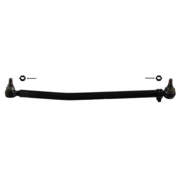 SWAG/FEBI Tie rod axle joint 10405849 Length [mm]: 870, Internal Thread Size: M30 x 1,5 RHT, External Thread Size: M24 x 1,5, Cone Size [mm]: 26, Rod/Strut: Suspension Rod, Fitting Position: Front Axle, Pipe O [mm]: 42, Supplementary Article/Info 2: with crown nut
