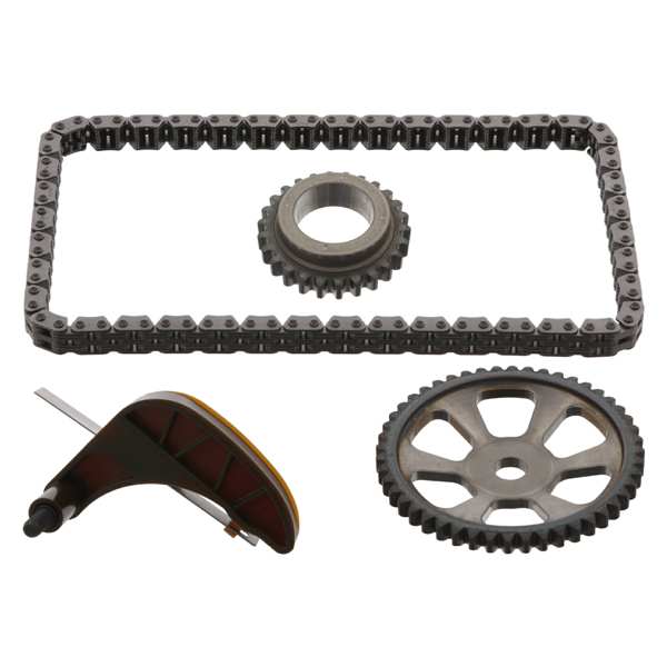 SWAG/FEBI Ölpumpen-Kettensatz 10549578 Steuerkettenmaße: Z46, Anzahl Kettenglieder: 86, Kettenausführung: Zahnkette, Kette geschlossen, Service Information beachten:  Technische Information: Zur genauen Identifikation des Lieferumfangs bitte Foto und Satzinhalt beachten. Kettenräder auf Verschleiß prüfen und ggf. erneuern!