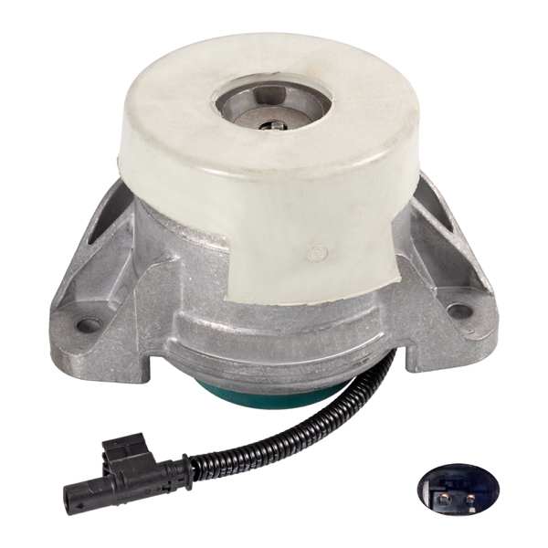 SWAG/FEBI Lagerung, Motor 11097081 Anschlussanzahl: 2, Einbauposition: links, Lagerungsart: elektrisch schaltbares Hydrolager, Service Information beachten: