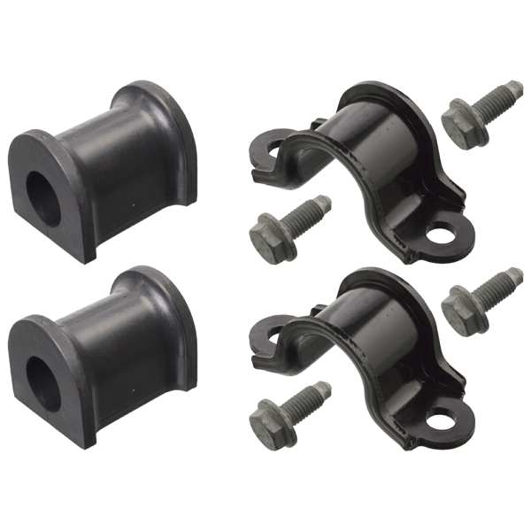 SWAG/FEBI Reparatursatz Stabilisatorkoppelstange 11032236 Innendurchmesser [mm]: 20, Einbauposition: Hinterachse, Ergänzungsartikel/Ergänzende Info: mit Halter, Ergänzungsartikel/Ergänzende Info 2: mit Schrauben, Service Information beachten: