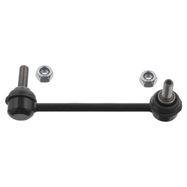 SWAG/FEBI Stabilisator 10545050 Länge [mm]: 145, Außengewindemaß: M10 x 1,25, Material: Stahl, Stange/Strebe: Koppelstange, Einbauposition: Hinterachse rechts, Rohrdurchmesser [mm]: 9, Ergänzungsartikel/Ergänzende Info: mit Muttern, Service Information beachten: