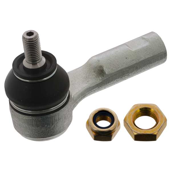 SWAG/FEBI Spurstangenkopf 885840 Bal, M14x1,5
Länge [mm]: 90, Innengewindemaß: M14 x 1,5, Material: Stahl, Einbauposition: Vorderachse links, Ergänzungsartikel/Ergänzende Info: mit Kontermutter, Service Information beachten: 1.
