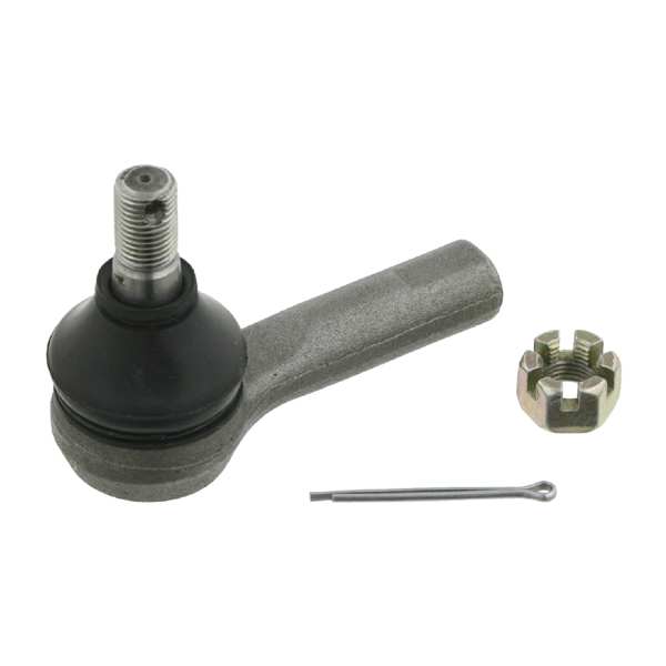 SWAG/FEBI Spurstangenkopf 886130 Länge [mm]: 95, Innengewindemaß: M14 x 1,5, Außengewindemaß: M14 x 1,5, DIN/ISO: 979, Einbauposition: Vorderachse links, Vorderachse rechts, Ergänzungsartikel/Ergänzende Info: mit Kronenmutter und Splint, Service Information beachten: 1.