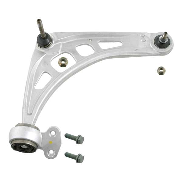 SWAG/FEBI Querlenker 886250 verstärkte Ausführung: , Material: Aluminium, Lenkerart: Querlenker, Einbauposition: Vorderachse rechts, unten, zusätzlich benötigter Artikel (Artikel-Nummer): 31 10 6 757 145, 31 10 6 772 199, 7 12 9 906 196, Ergänzungsartikel/Ergänzende Info: mit Anbau-/Befestigungsmaterial, mit Halter, Ergänzungsartikel/Ergänzende Info 2: mit Trag-/Führungsgelenk, mit Lager, Service Information beachten: