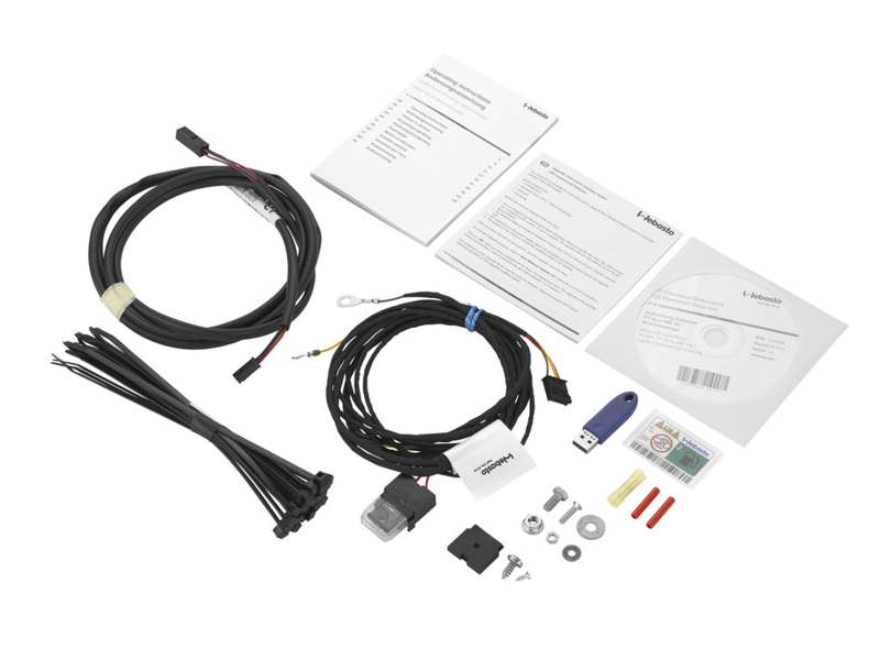 WEBASTO Bausatz für eine stationäre Heizung 11592004 Einbaukit Volkswagen Transporter T6 / Amarok - Thermo Top Evo