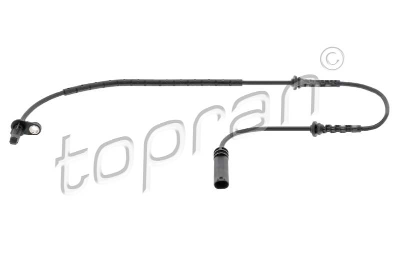 HANS-PRIES Raddrehzahlsensor 11371397 Einbauposition: Vorderachse links, Vorderachse rechts, Brems-/Fahrdynamik: für Fahrzeuge mit ABS, Ergänzungsartikel/Ergänzende Info 2: mit Kabel, Anzahl der Steckkontakte: 2, Länge [mm]: 780, Steckergehäuseform: oval