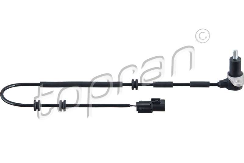 HANS-PRIES Raddrehzahlsensor 717986 Einbauseite: Vorderachse links, Ergänzungsartikel/Ergänzende Info 2: mit Kabel, Länge [mm]: 645, Brems-/Fahrdynamik: für Fahrzeuge mit ABS