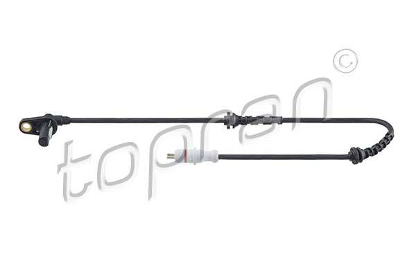 HANS-PRIES Raddrehzahlsensor 714172 Einbauseite: Vorderachse links, Vorderachse rechts, Ergänzungsartikel/Ergänzende Info 2: mit Kabel, Länge [mm]: 582, Brems-/Fahrdynamik: für Fahrzeuge mit ABS