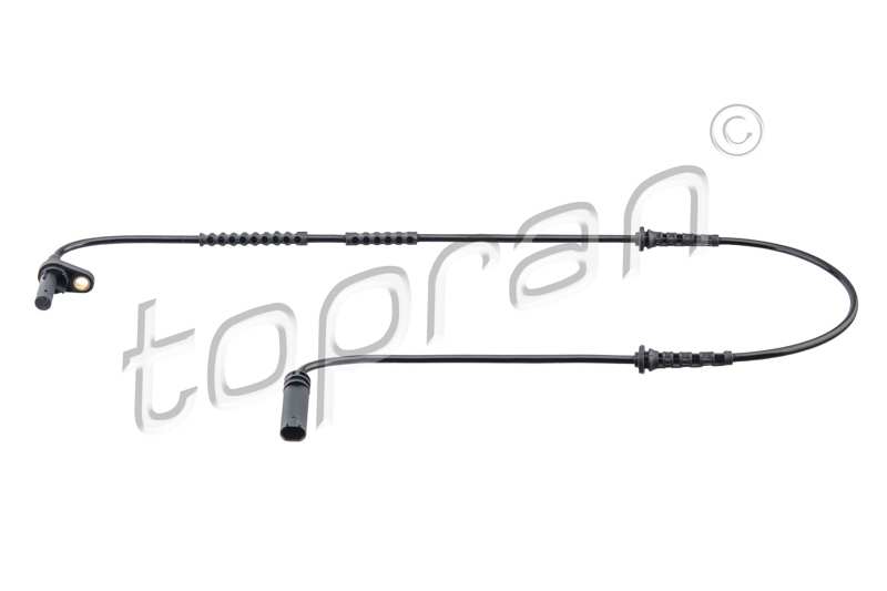 HANS-PRIES Raddrehzahlsensor 713653 Einbauseite: Vorderachse links, Vorderachse rechts, Ergänzungsartikel/Ergänzende Info 2: mit Kabel, Länge [mm]: 988, Brems-/Fahrdynamik: für Fahrzeuge mit ABS