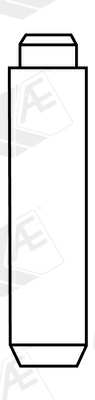 AE Standard 10765451 Länge [mm]: 51, Außendurchmesser [mm]: 14,1, Innendurchmesser [mm]: 9, Material: Bronze