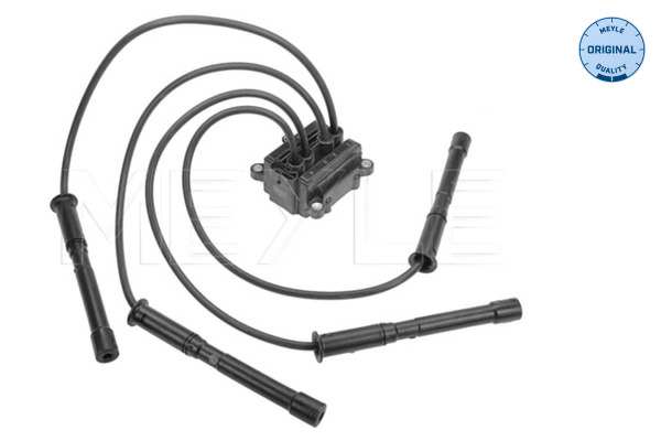 MEYLE Zündspule 889743 Spulen-Zündsystem: für vollelektronische Zündung (VZ), Zündspule: Doppelzündspule, inkl. Zündkerzenstecker, Kabellänge [mm]: 470, benötigte Stückzahl: 1, Anzahl der Steckkontakte: 4 1.