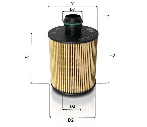 TECNECO FILTERS Ölfilter 304551 Höhe [mm]: 105, Außendurchmesser [mm]: 64, Filterausführung: Filtereinsatz, Außendurchmesser 1 [mm]: 25 1.