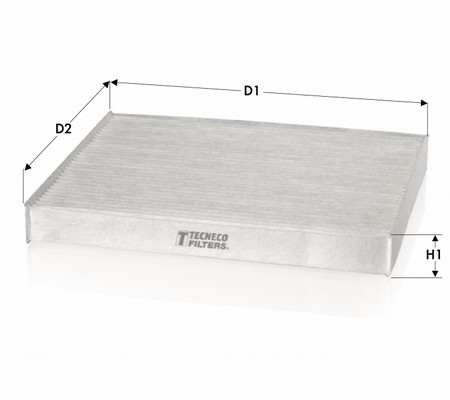 TECNECO FILTERS Innenraumluftfilter 84531 Länge [mm]: 198, Breite [mm]: 220, Höhe [mm]: 20, Filterausführung: Partikelfilter