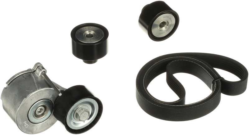 GATES Keilrippenriemensatz 216563 Langstreiksgurt, Spannwalze, Führungsrolle (2x)
geeignet für Fahrzeugart: PKW 1.