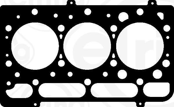 ELRING Zylinderkopfdichtung 60914 Dicke/Stärke [mm]: 1,21, Einbaudicke [mm]: 1,21, Durchmesser [mm]: 88, Dichtungsbauart: Metall-Lagen-Dichtung, Anzahl der Lagen: 4