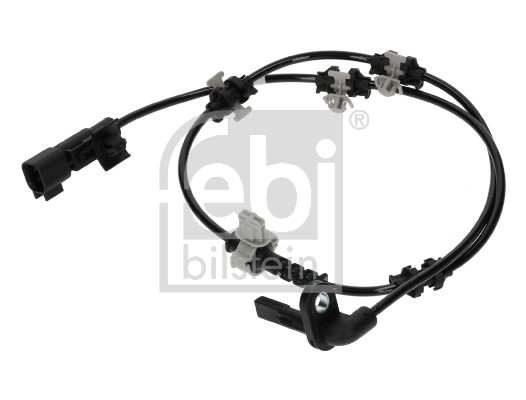 SWAG/FEBI Raddrehzahlsensor 11712173 Anschlussanzahl: 2, Einbauposition: Hinterachse links, Hinterachse rechts, Kabellänge [mm]: 770 1.