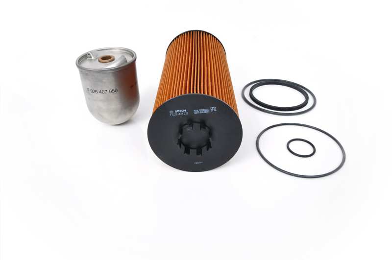 BOSCH Ölfilter 738207 Filterausführung: Zentrifuge, Filtereinsatz, Ergänzungsartikel/Ergänzende Info: mit Dichtungen, Höhe [mm]: 274, Höhe 1 [mm]: 257, Außendurchmesser [mm]: 120,5, Innendurchmesser 1 [mm]: 45, Innendurchmesser 2 [mm]: 51 1.